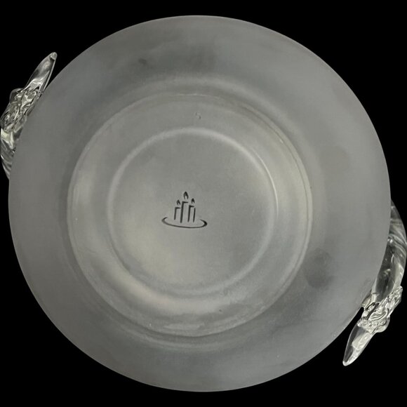 Partylite Jump for Joy Glass Dolphins Frosted Votive Candle Holder P8526 - Picture 8 of 8